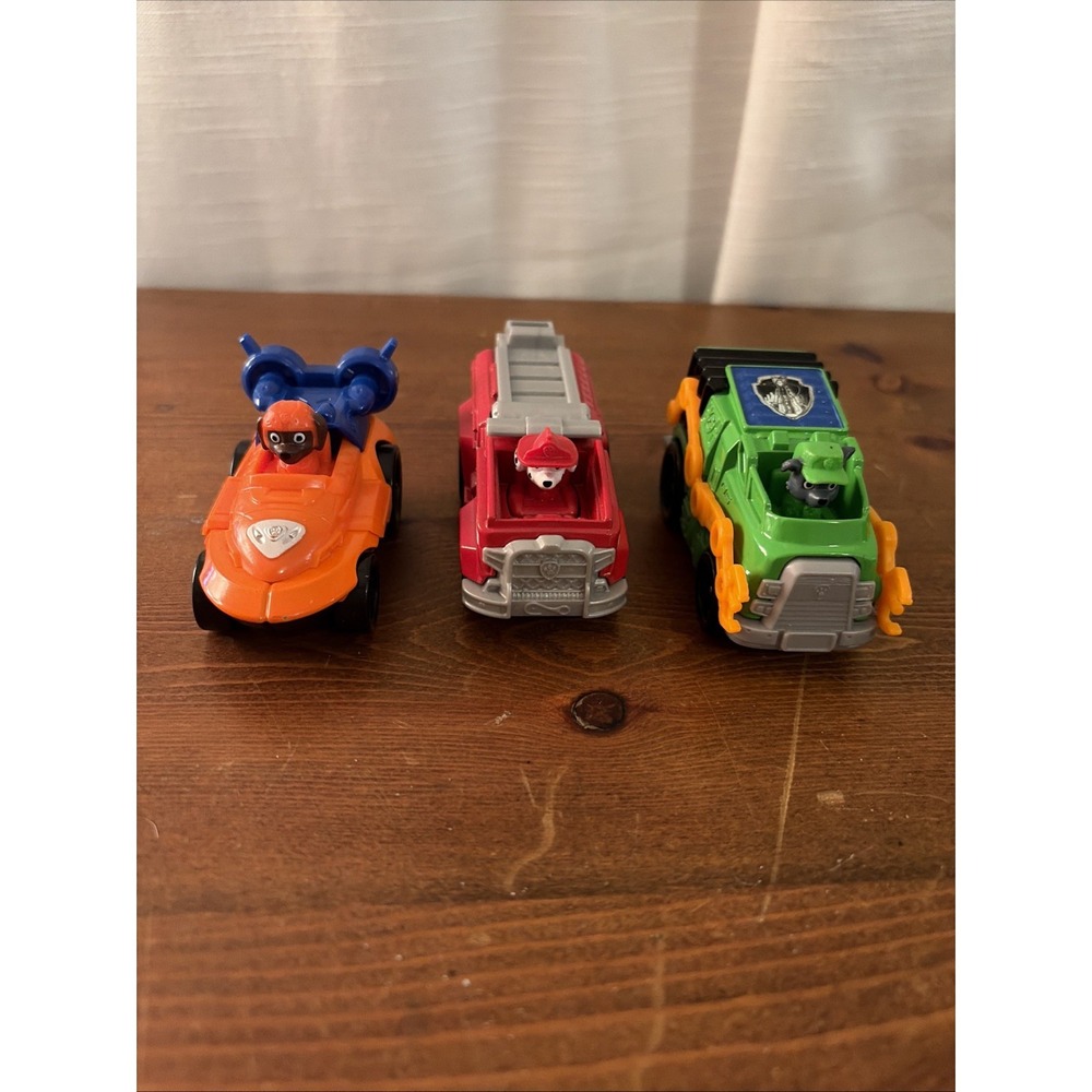 Paw Patrol the Movie True Metal Vehicle Set -3 Cars Racers